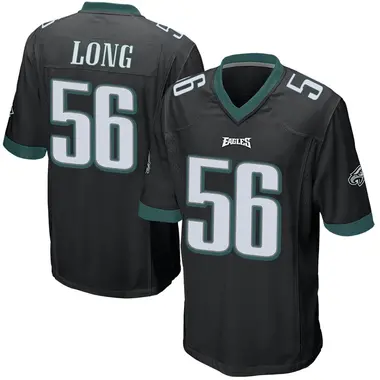 Chris Long Men's Game Black Philadelphia Eagles Alternate Jersey