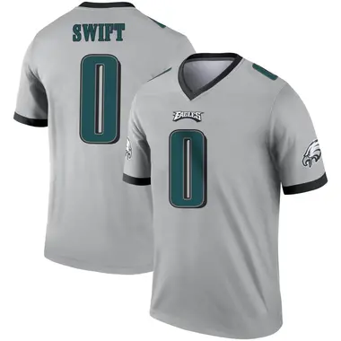 D'Andre Swift Philadelphia Eagles Youth Legend Black Color Rush T-Shirt