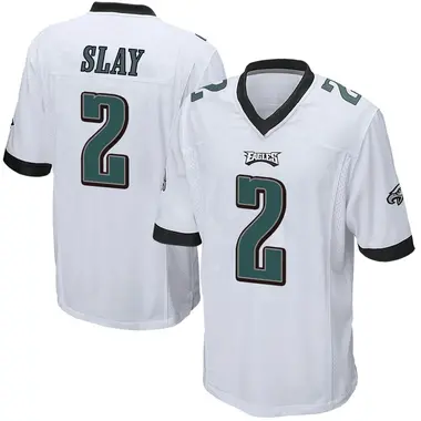 Darius Slay Jr. Youth Game White Philadelphia Eagles Jersey