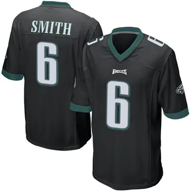 DeVonta Smith Men's Game Black Philadelphia Eagles Alternate Jersey