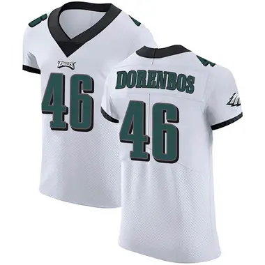 Jon Dorenbos Men's Elite White Philadelphia Eagles Vapor Untouchable Jersey