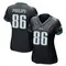 Kyle Philips Women's Game Black Philadelphia Eagles Alternate Jersey