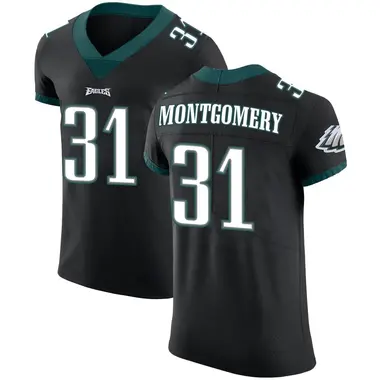 Wilbert Montgomery Philadelphia Eagles Men's Legend Black Color Rush T-Shirt